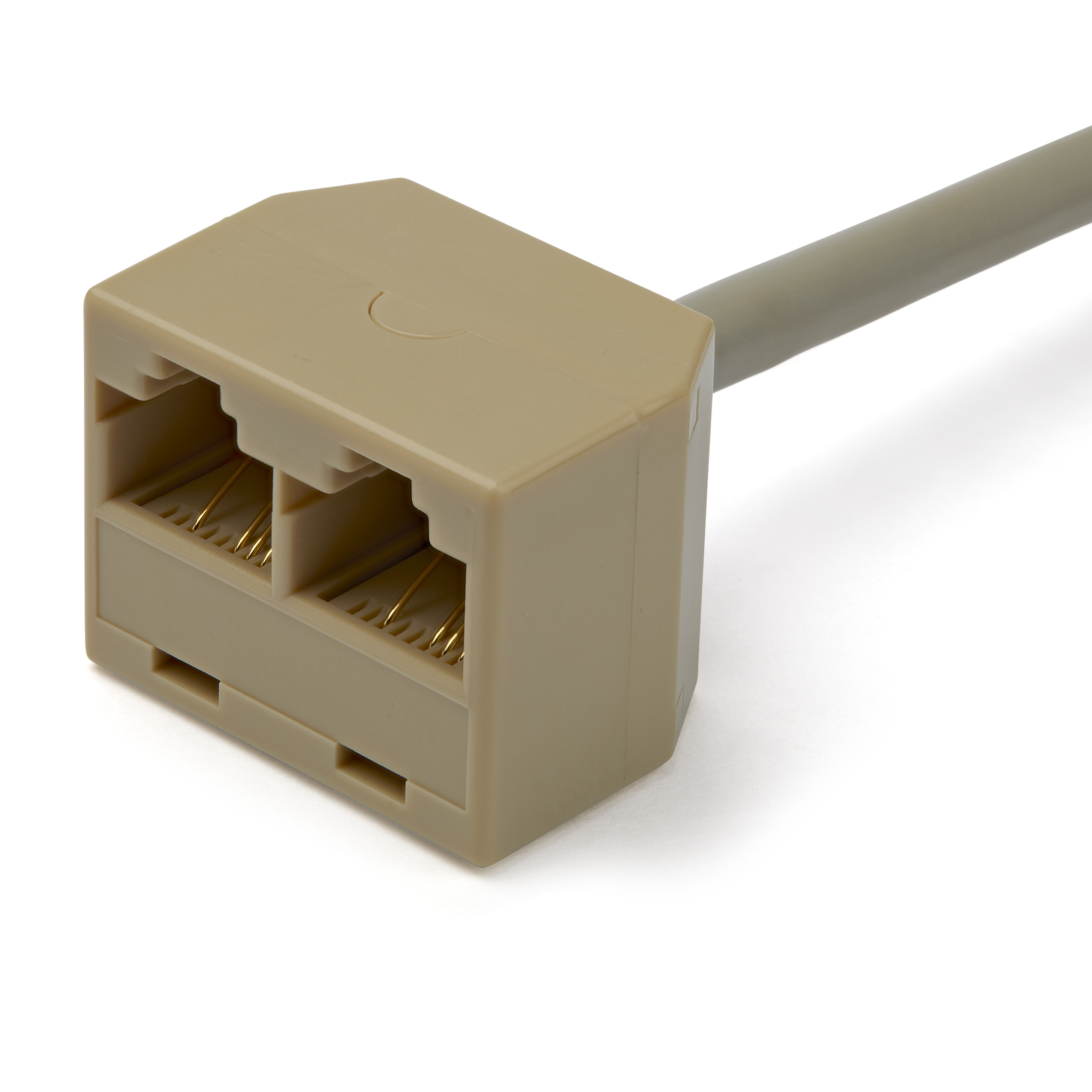 StarTech.com 2 auf 1 RJ45 10/100 Mbit/s Splitter Kabel Adapter - St/Bu - Netzwerk-Splitter - RJ-45 (M), Ansicht 4