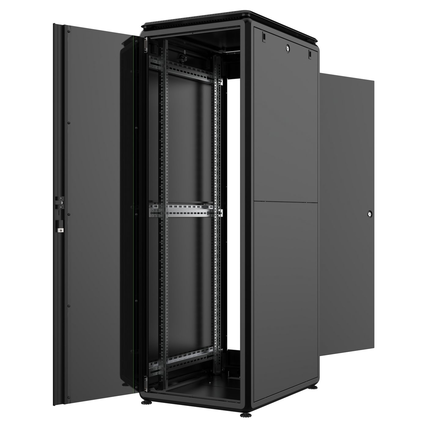 Lanview RDL36U68BL - 36U - 600 kg - 79 kg - Schwarz, Ansicht 2
