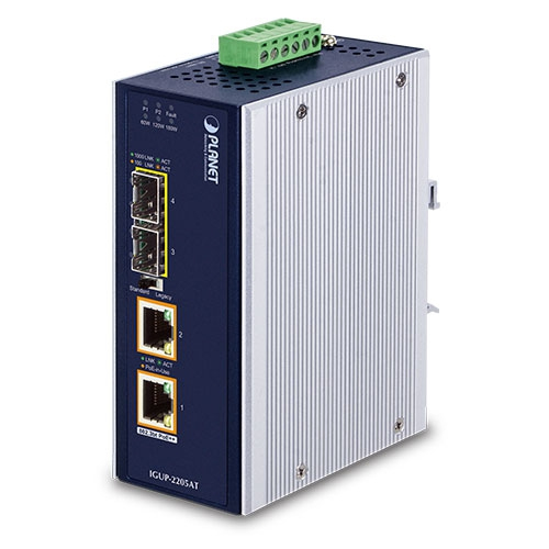 Planet IGUP-2205AT - Medienkonverter - 1GbE - RJ-45 / SFP (mini-GBIC), Ansicht 4