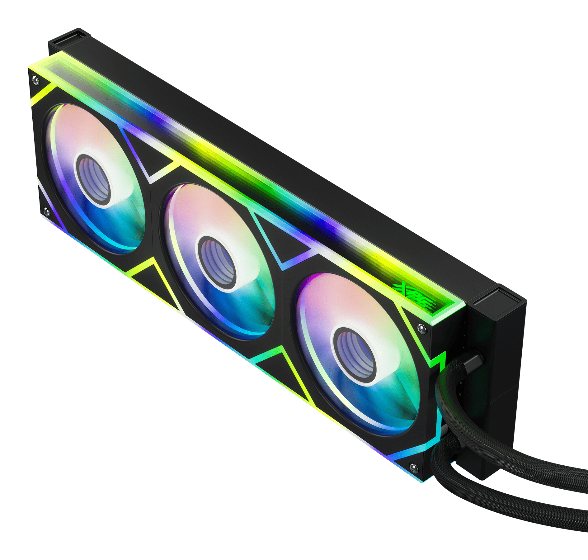 XPG WAK XPG LEVANTE II 360 (3*120mm ARGB Fan) schwarz, Ansicht 2