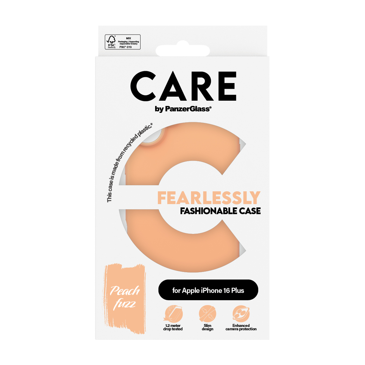 PanzerGlass CARE by PanzerGlass - Hintere Abdeckung für Mobiltelefon - Thermoplastisches Polyurethan (TPU), Ansicht 4