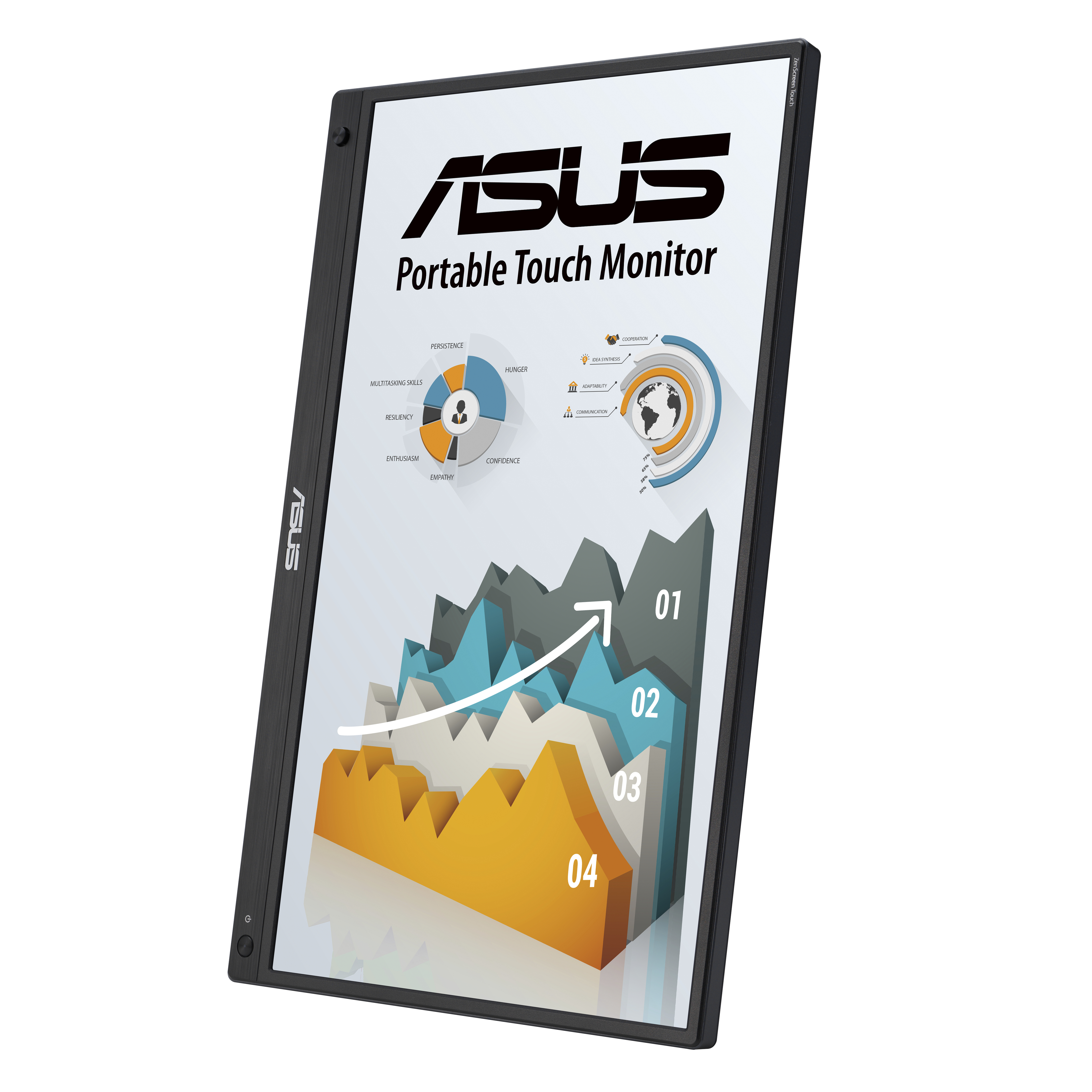 ASUS ZenScreen MB16AHT - 39,6 cm (15.6 Zoll) - 1920 x 1080 Pixel - Full HD - 5 ms - Schwarz, Ansicht 2