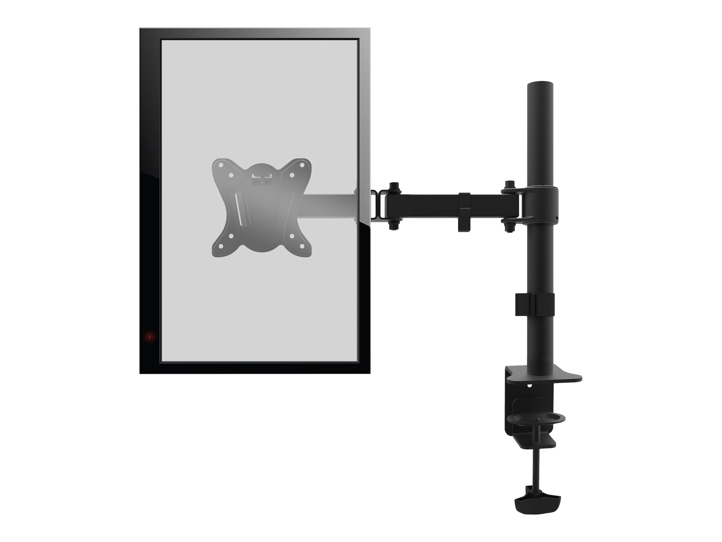 Equip Monitor Desk Mount Bracket - Befestigungskit - für Monitor - pulverbeschichtet schwarz - 33-68.6 cm (13-27), Ansicht 2