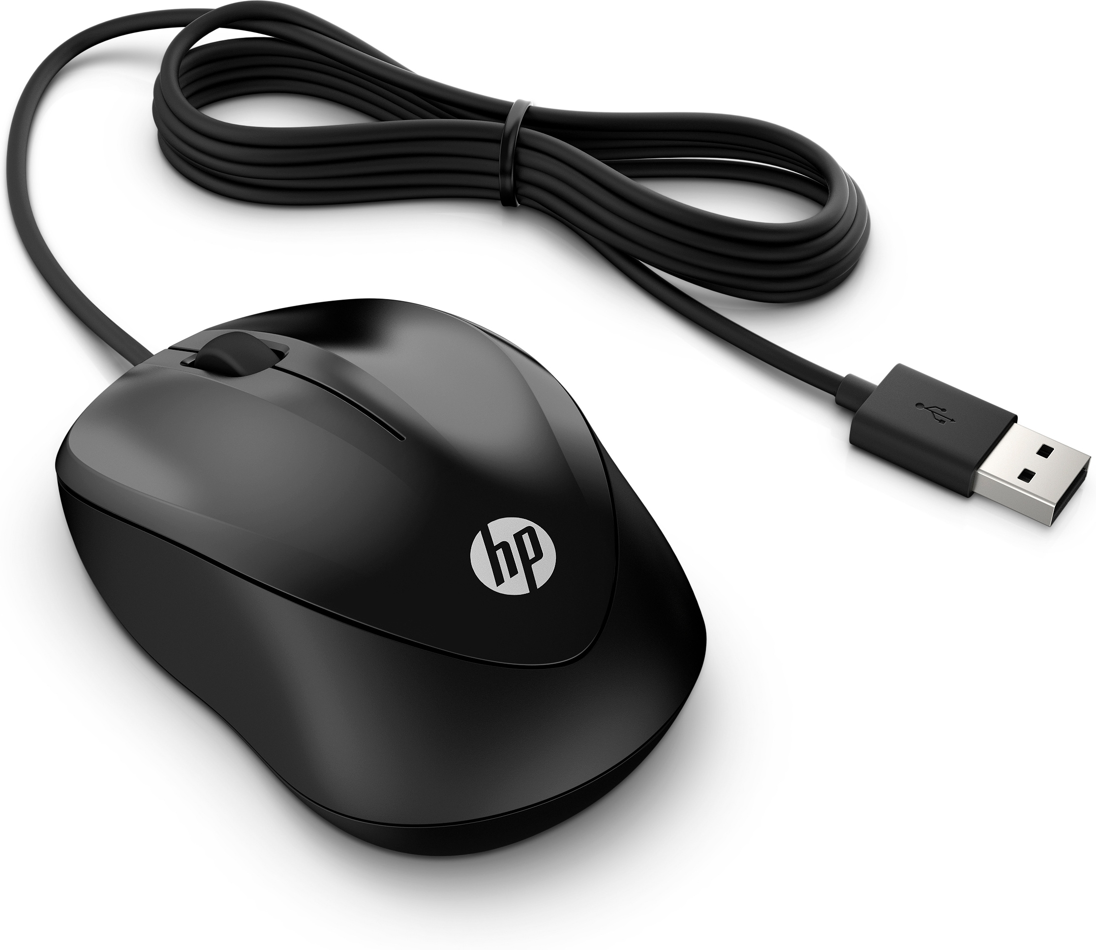 HP 4QM14AA - Beidhändig - USB Typ-A - 1200 DPI - Schwarz