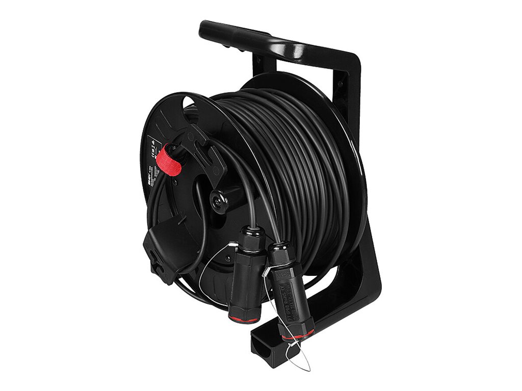 Lindy Ultra High Speed - HDMI-Kabel - HDMI männlich zu HDMI männlich - 50 m - Hybrid KupferKohlefaser - Schwarz - gepanzert unterstützt 8K 60 Hz (7680 x 4320)
