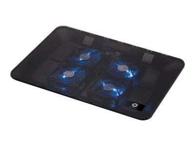 Conceptronic 4-Fan Cooling Pad (17.0")/ schwarz (CNBCOOLPADL4F)