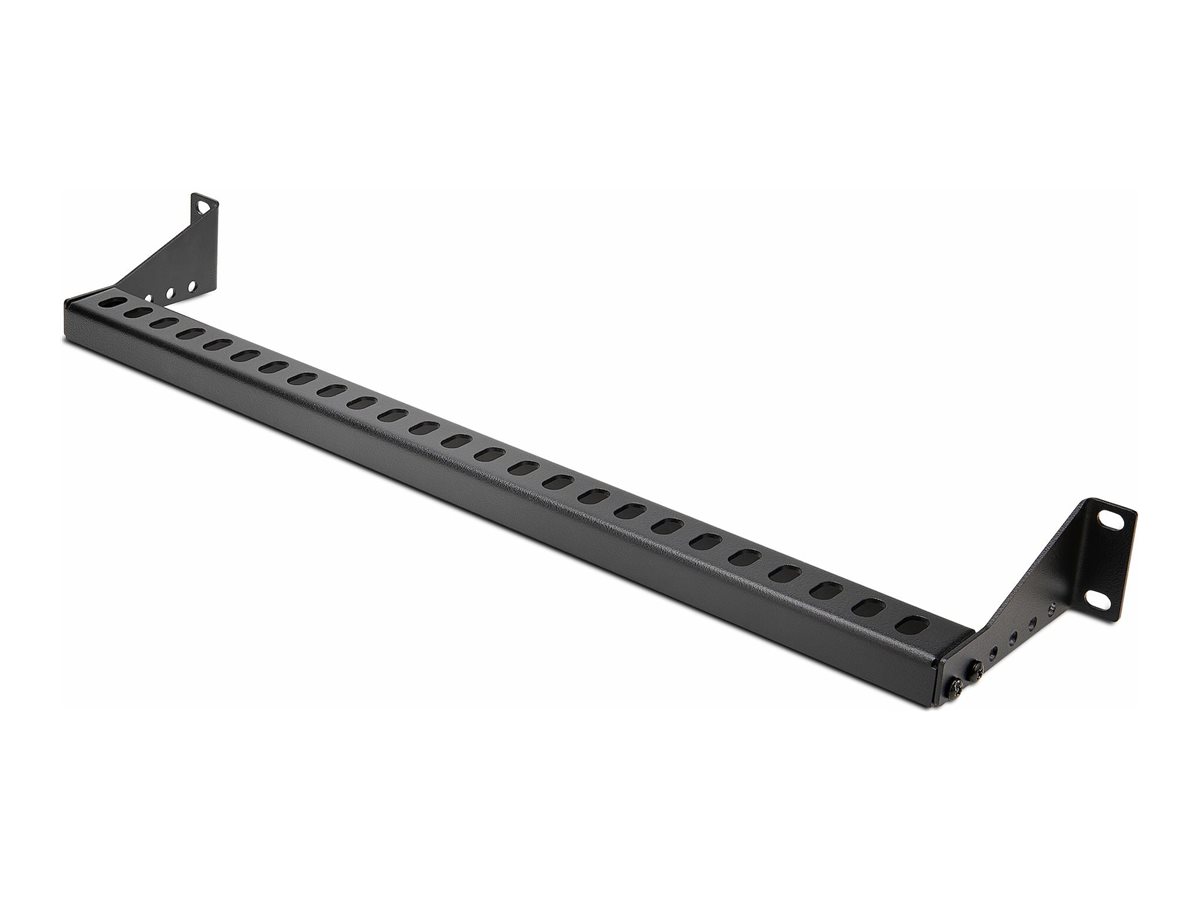 StarTech.com 1U Rack Mountable Cable Lacing Bar wAdjustable Depth Cable Support Guide For Organized 19 RacksCabinets Horizontal Cable Guide For Patch PanelsSwitchesPDUs - Rack Kabelmanagementführung (horizontal)