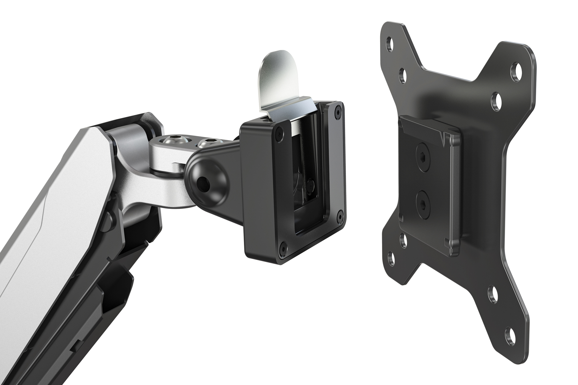 DIGITUS Universal Single Monitorhalter mit Gasdruckfeder und Klemmbefestigung, Ansicht 4