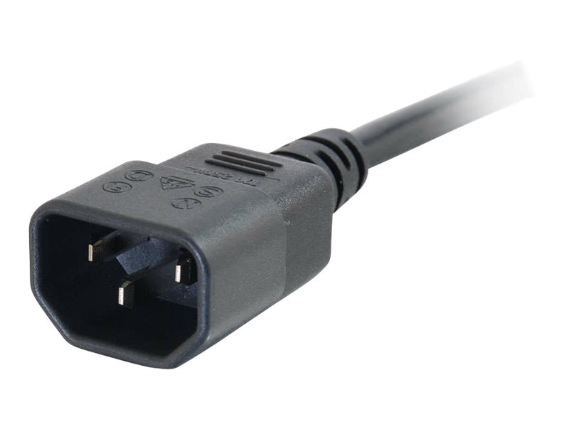 C2G Computer Power Cord Extension - Spannungsversorgungs-Verlängerungskabel, Ansicht 3
