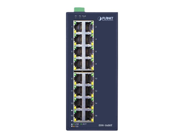 Planet ISW-1600T - Switch - unmanaged - 16 x 10/100, Ansicht 2