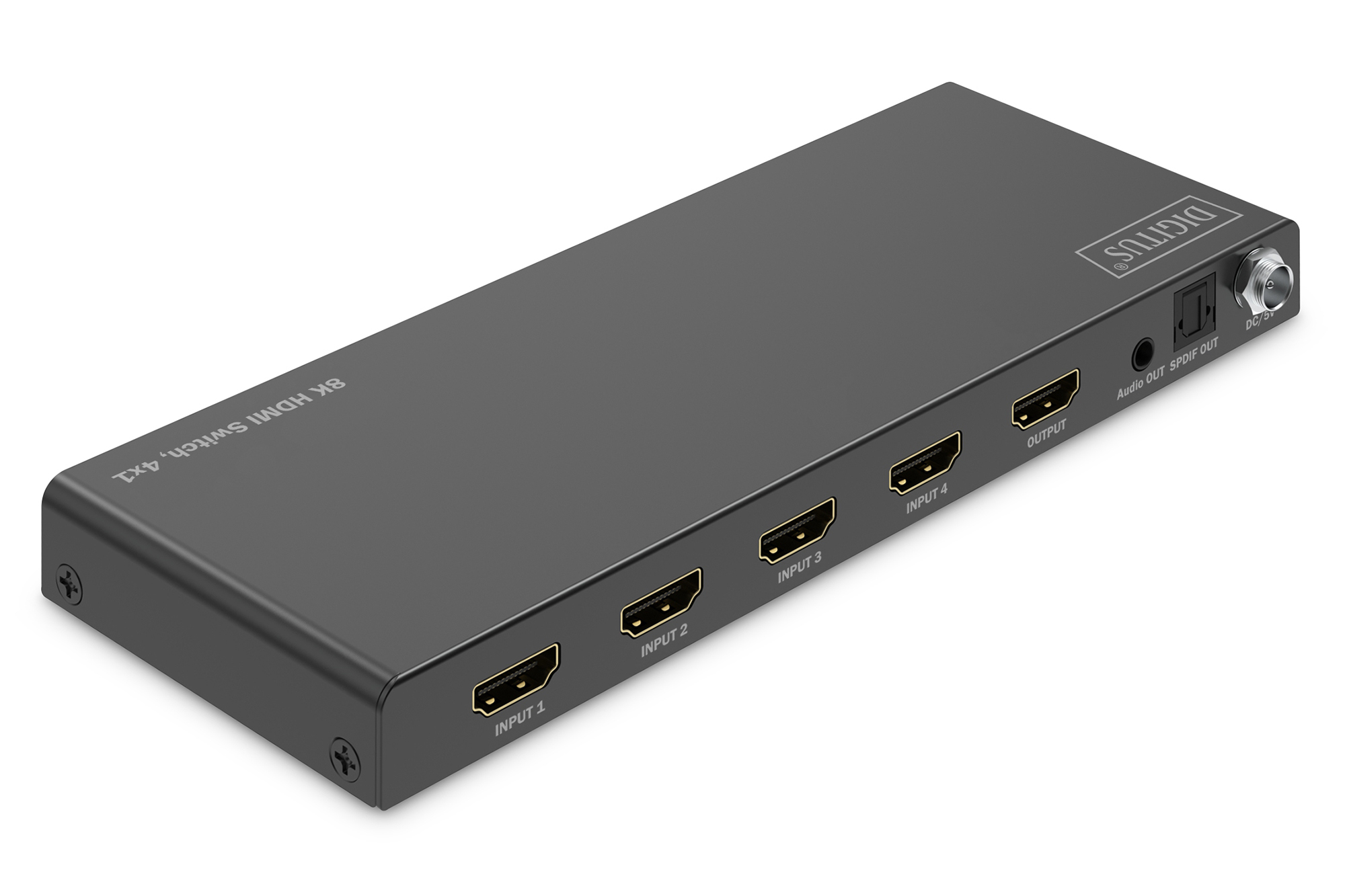DIGITUS 4x1 HDMI Switch 8K/60Hz - HDMI, Ansicht 2