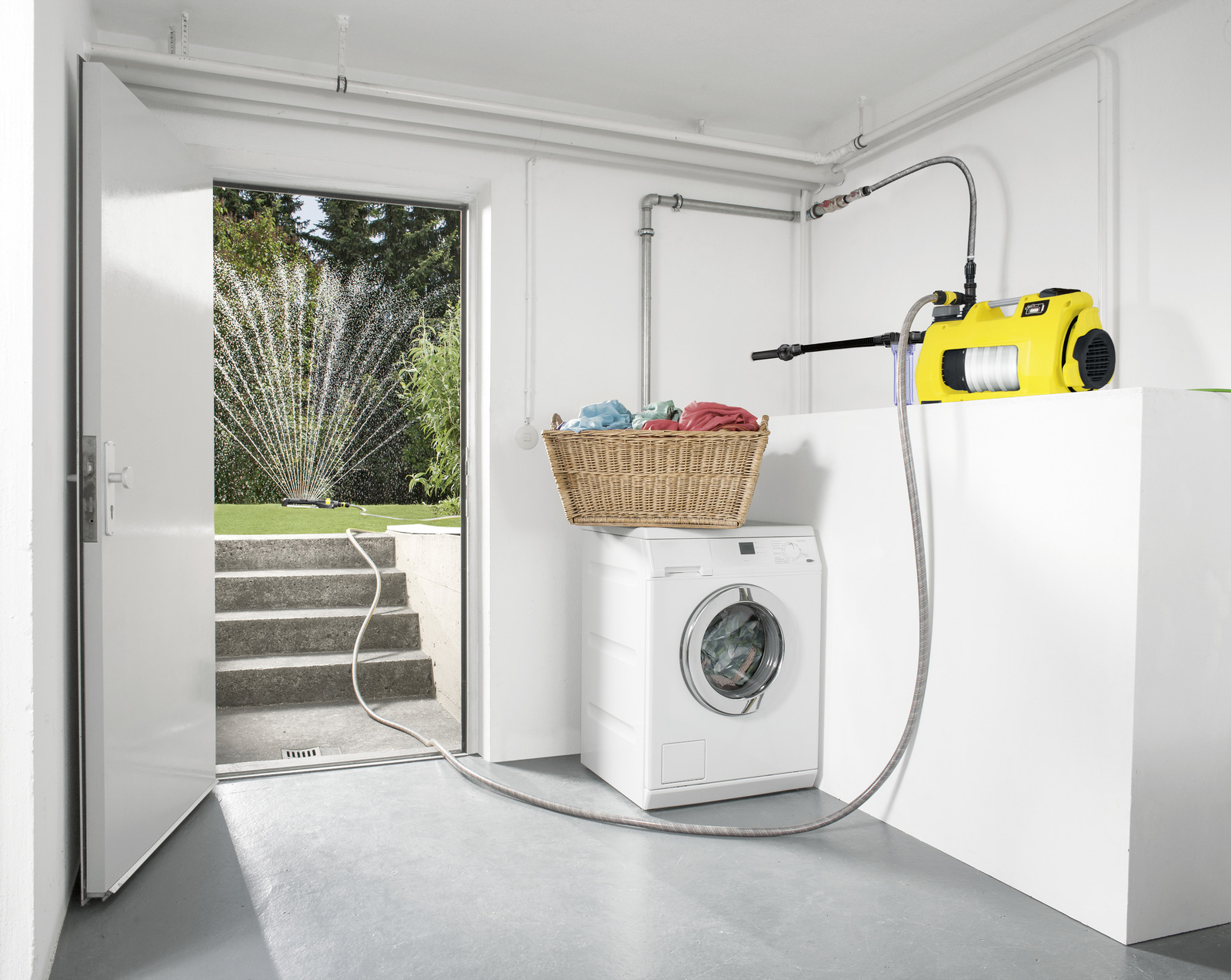 Kärcher BP 7 Home & Garden - 1200 W - AC - 6 bar - 6000 l/h - Schwarz - Gelb, Ansicht 2