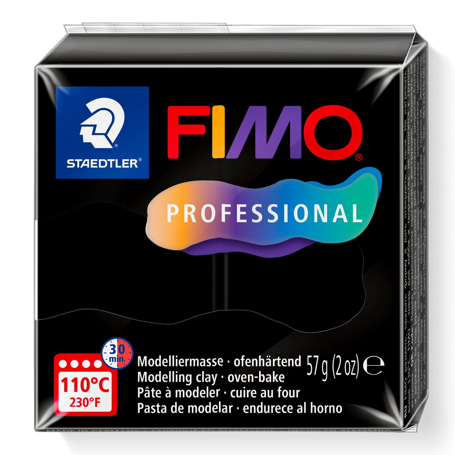 STAEDTLER Mod.masse Fimo prof 57g schwarz, Ansicht 2