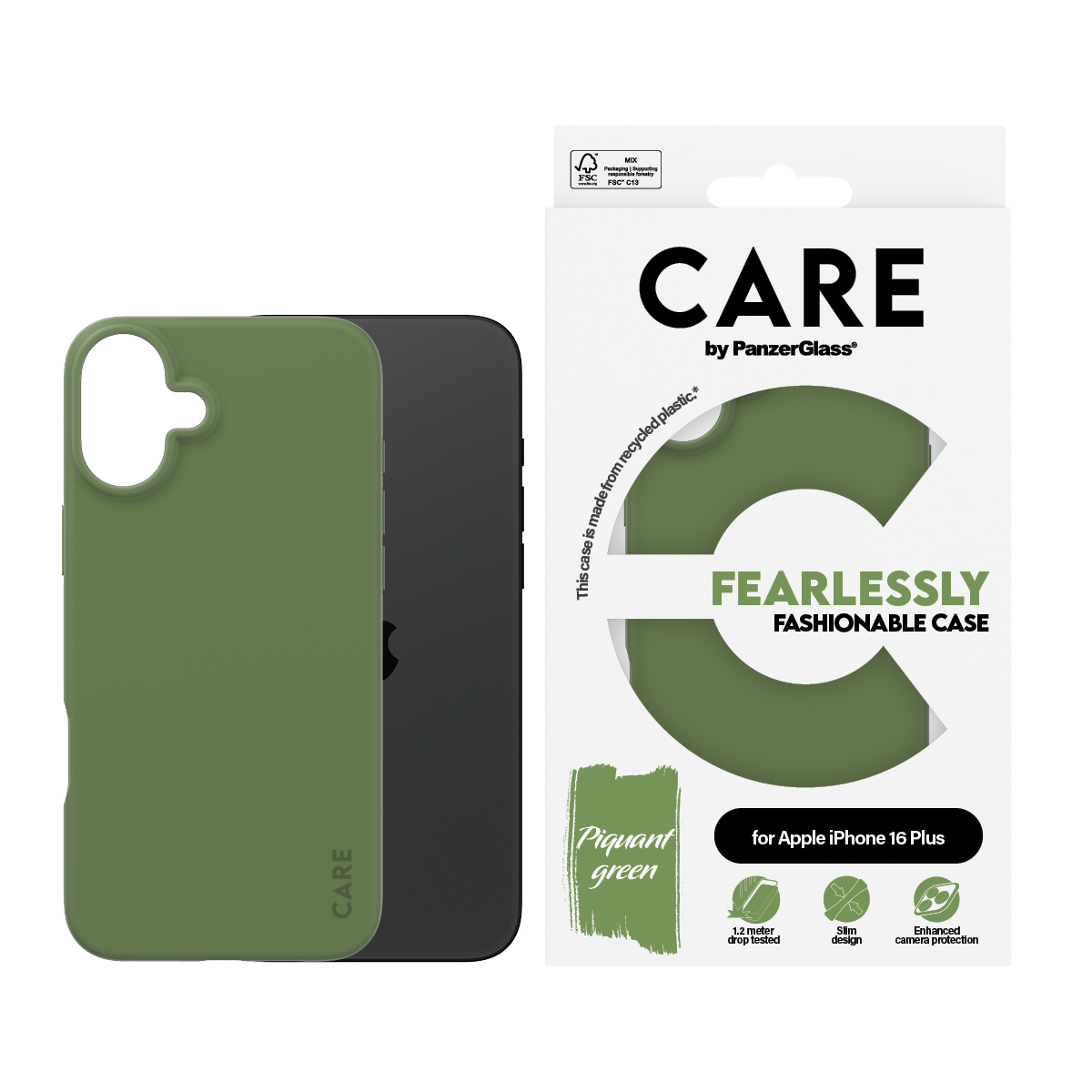 PanzerGlass CARE by PanzerGlass - Hintere Abdeckung für Mobiltelefon - Thermoplastisches Polyurethan (TPU), Ansicht 2