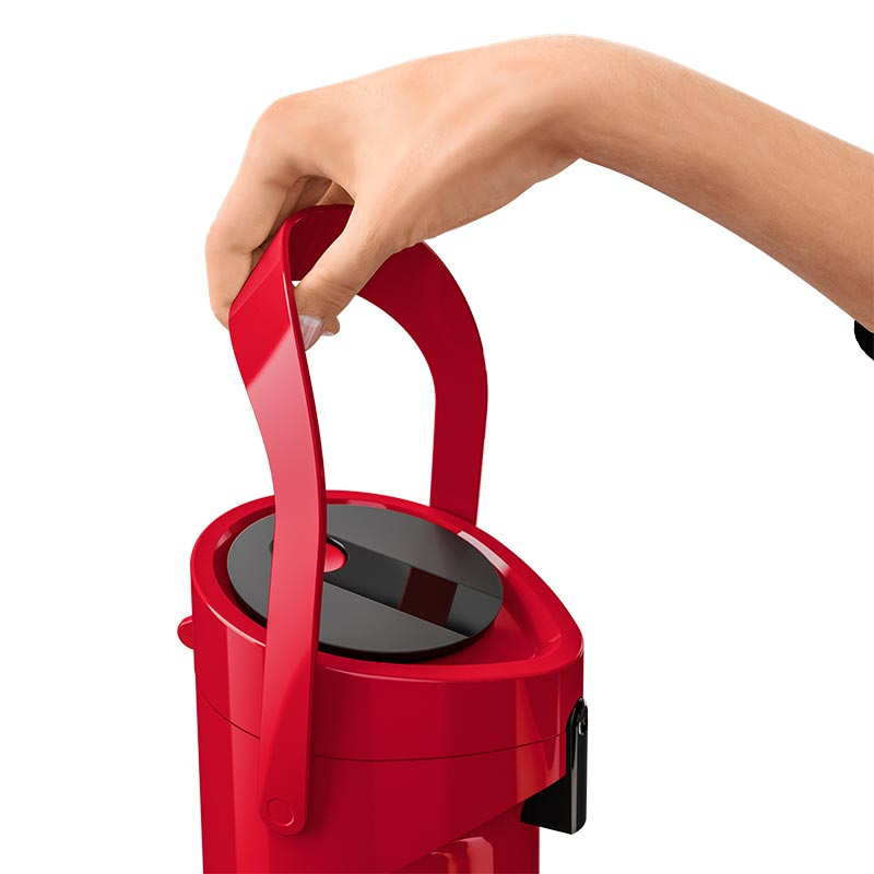 EMSA 515708 PONZA PUMP-ISOLIERKANNEN - Rot - 12 h - 24 h - China - 170 mm - 162 mm, Ansicht 3