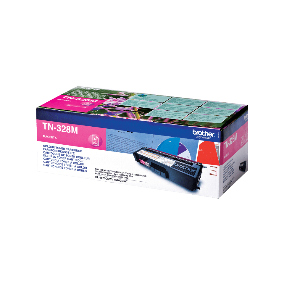 Brother TN328M - Magenta - Original - Tonerpatrone, Ansicht 3