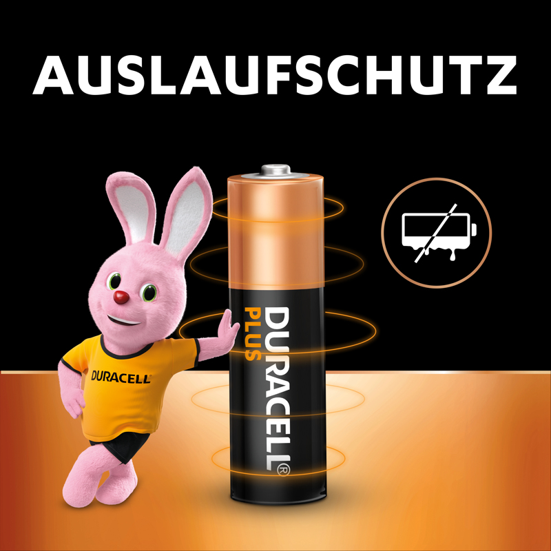 Duracell Plus 100 - Einwegbatterie - AA - Alkali - 1,5 V - 16 Stück(e) - Mehrfarbig, Ansicht 4
