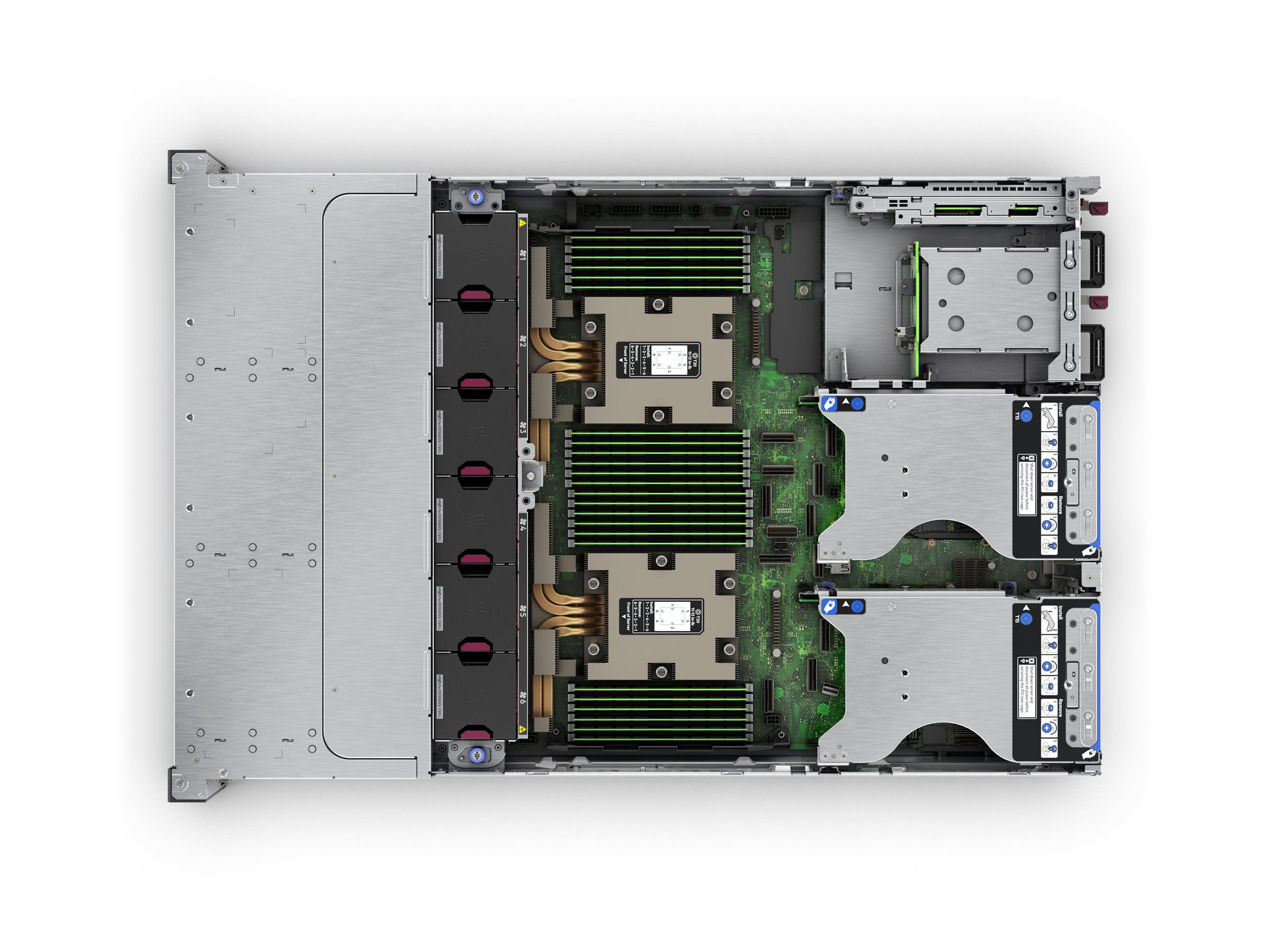 HPE ProLiant DL385 Gen11 - Server - Rack-Montage - 2U - zweiweg - 1 x EPYC 9224  2.5 GHz - RAM 32 GB - SATASASNVMe - Hot-Swap 6.4 cm (2.5)