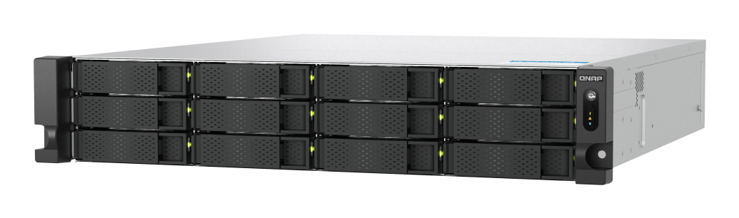 QNAP TS-h1277AXU-RP-R7-32G 2U 12bay 2.5IN 32G, Ansicht 3