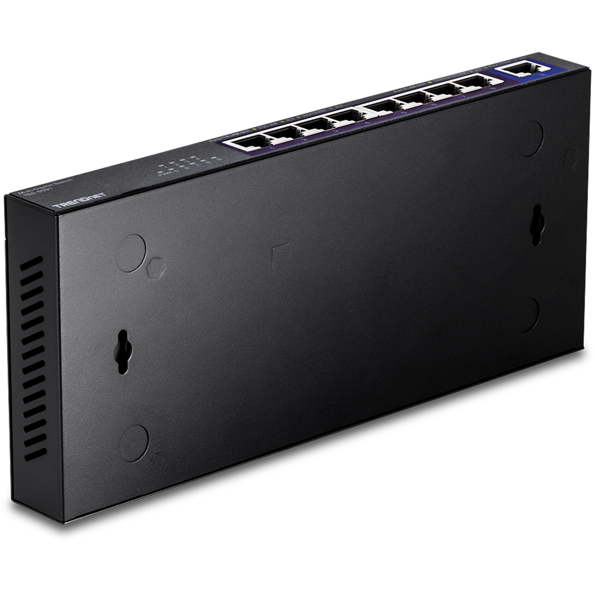 TRENDnet TEG-S591 9-Port Switch Multi-Gigabit - Switch, Ansicht 4