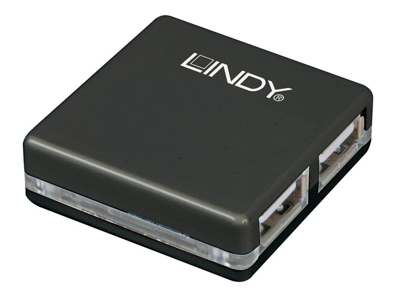 Lindy 4 Port USB 2.0 Mini Hub - Hub - 4 x USB 2.0, Ansicht 3