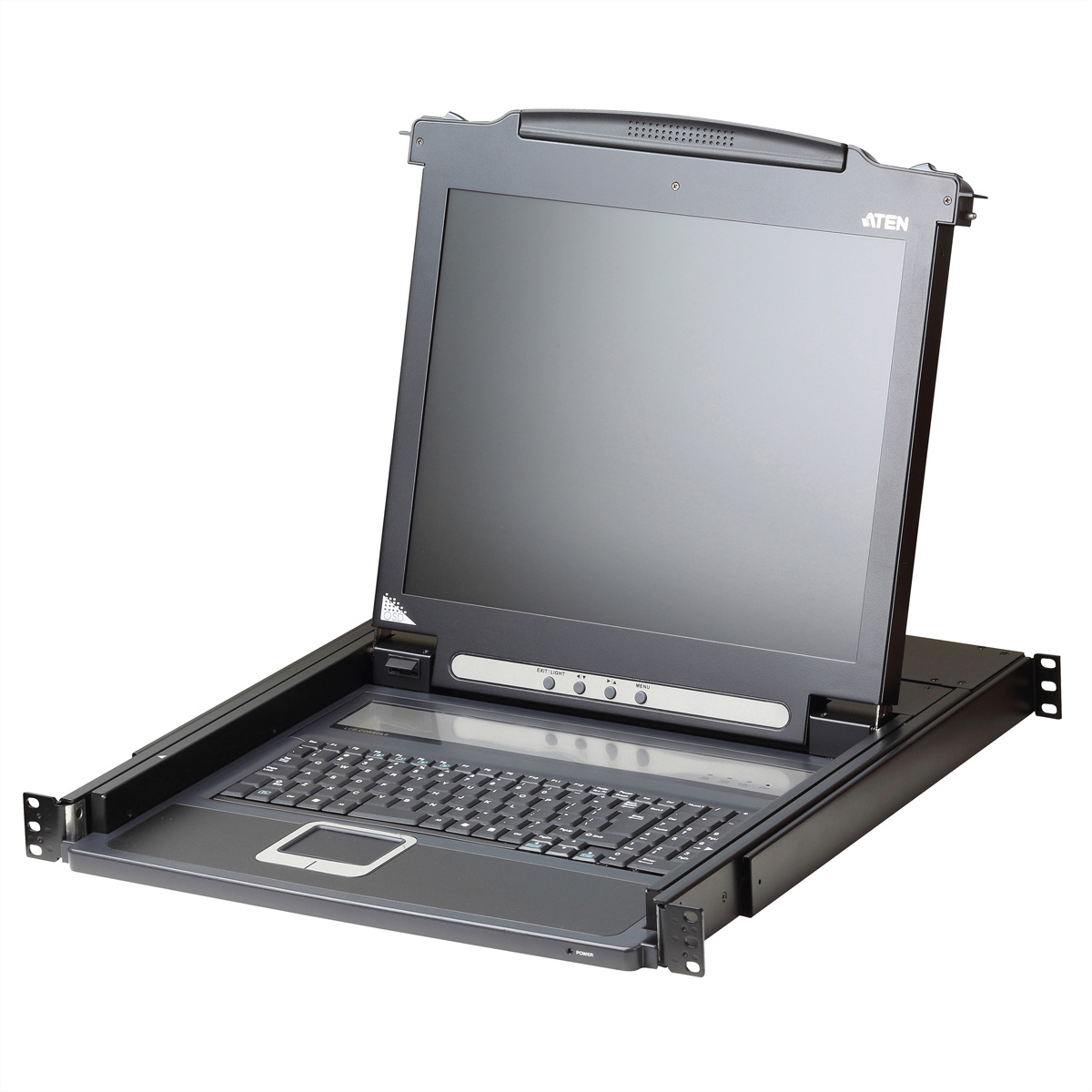 ATEN CL1000N Konsole GB USB-PS/2 VGA Englische Tastatur - KVM-Umschalter - PS/2