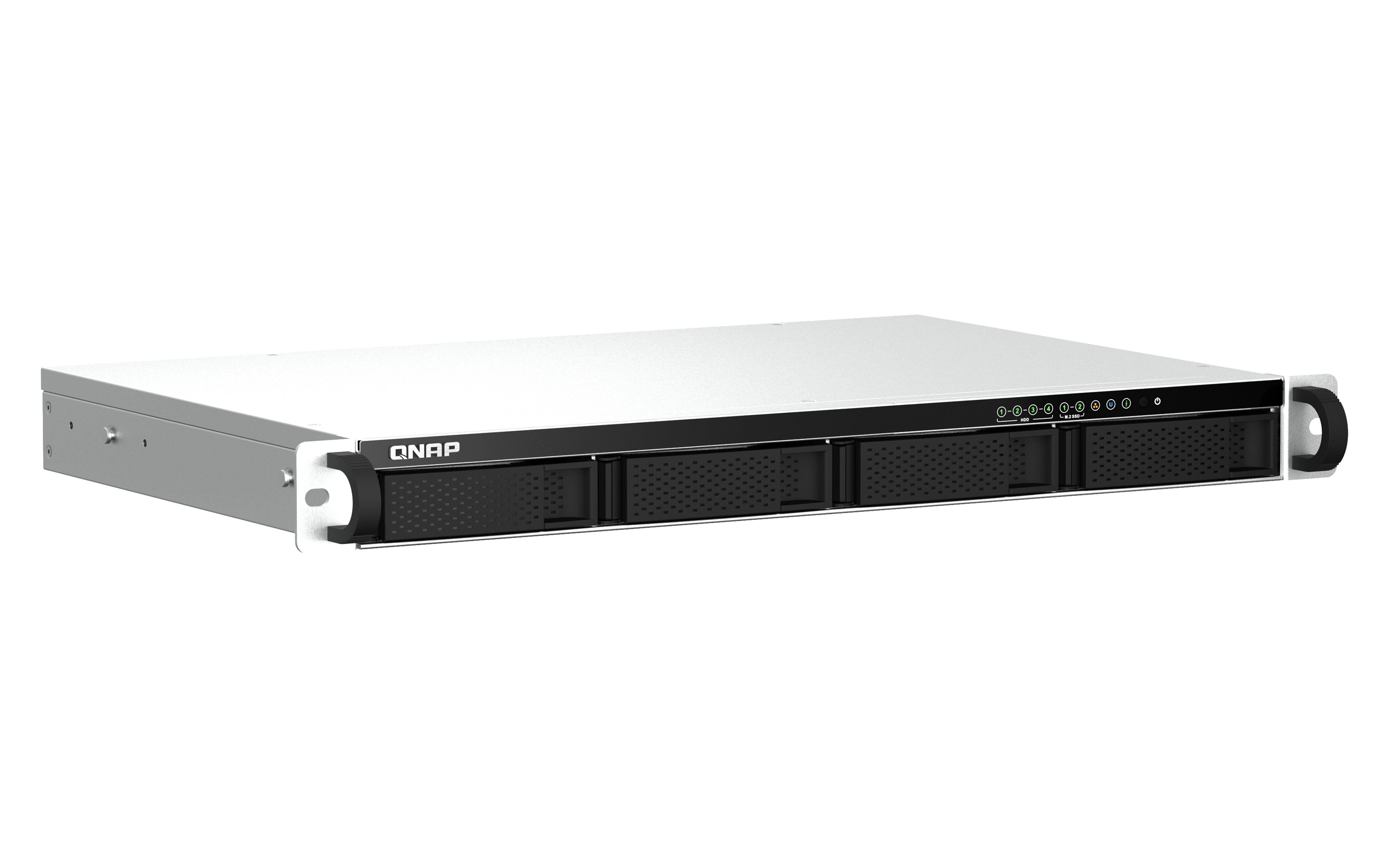 QNAP TS-464eU - NAS-Server - 4 Schächte - Rack, Ansicht 2