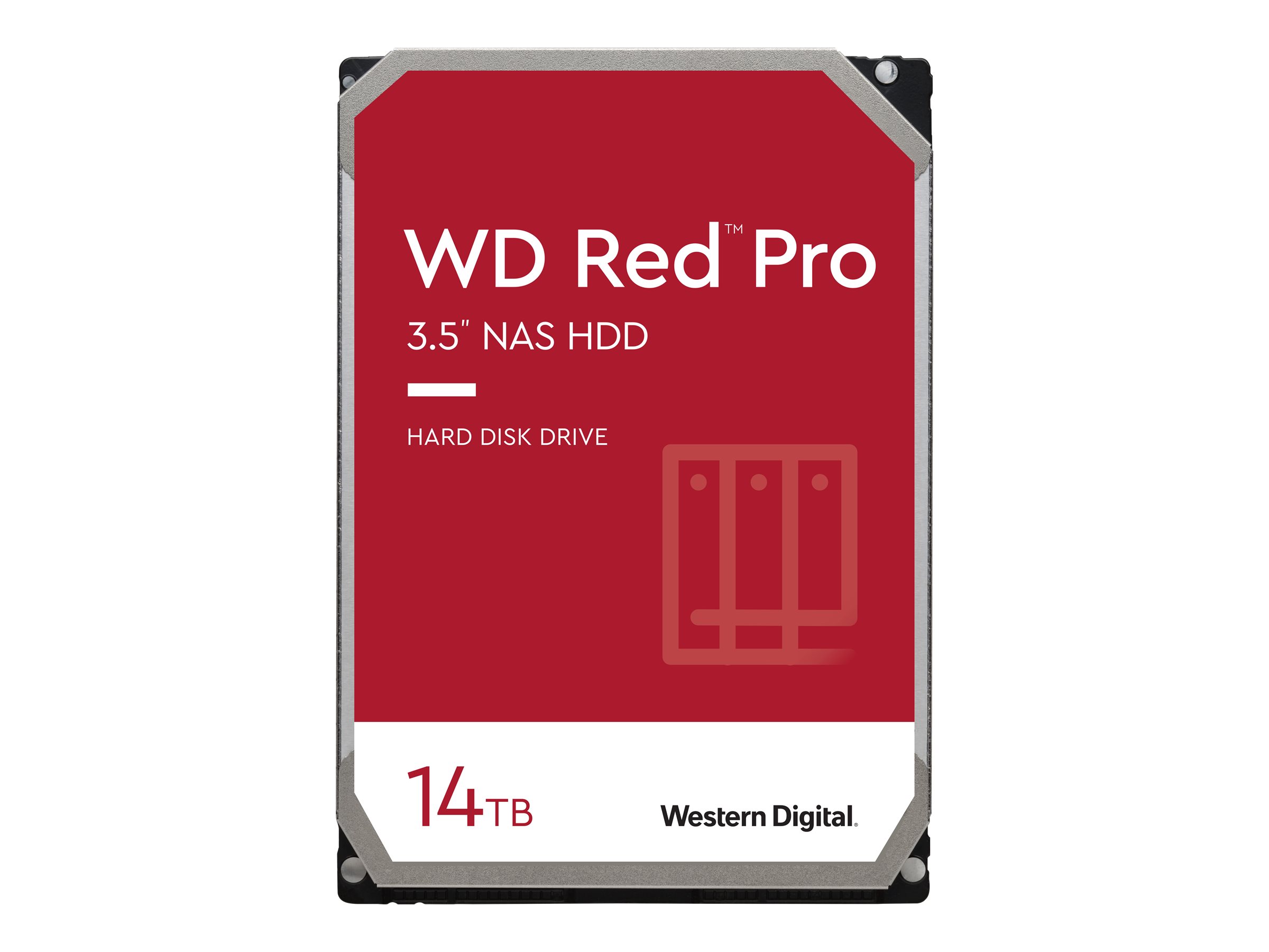 WD Red Pro WD142KFGX - Festplatte - 14 TB - intern - 3.5" (8.9 cm)