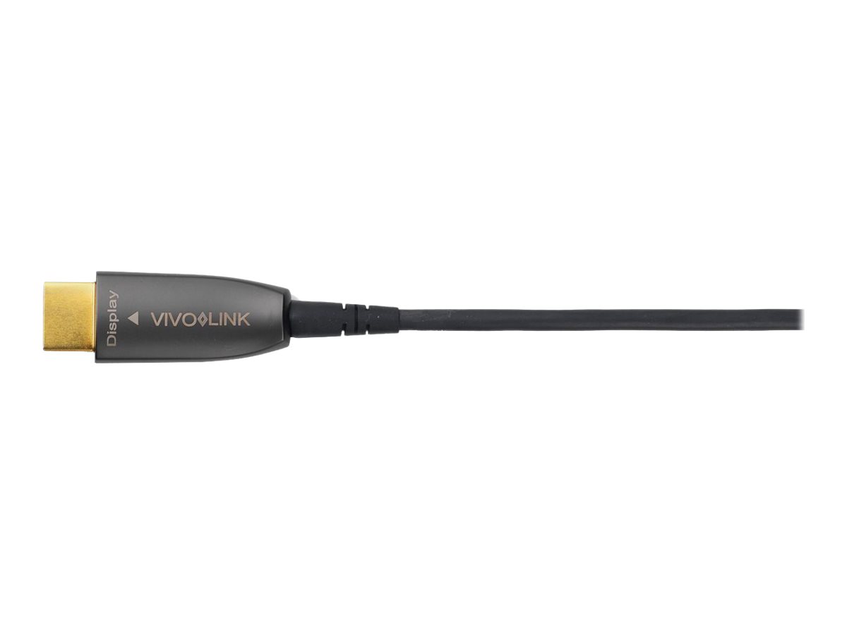 VivoLink PROHDMIOP7.5 - 7,5 m - HDMI Typ A (Standard) - HDMI Typ A (Standard) - 4096 x 2160 Pixel - 3D - Schwarz, Ansicht 4
