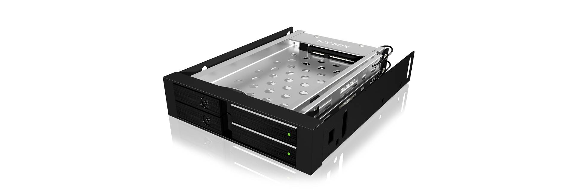ICY BOX ICY BOX IB-2227StS - Gehäuse für Speicherlaufwerke - 2.5 (6.4 cm), Ansicht 2