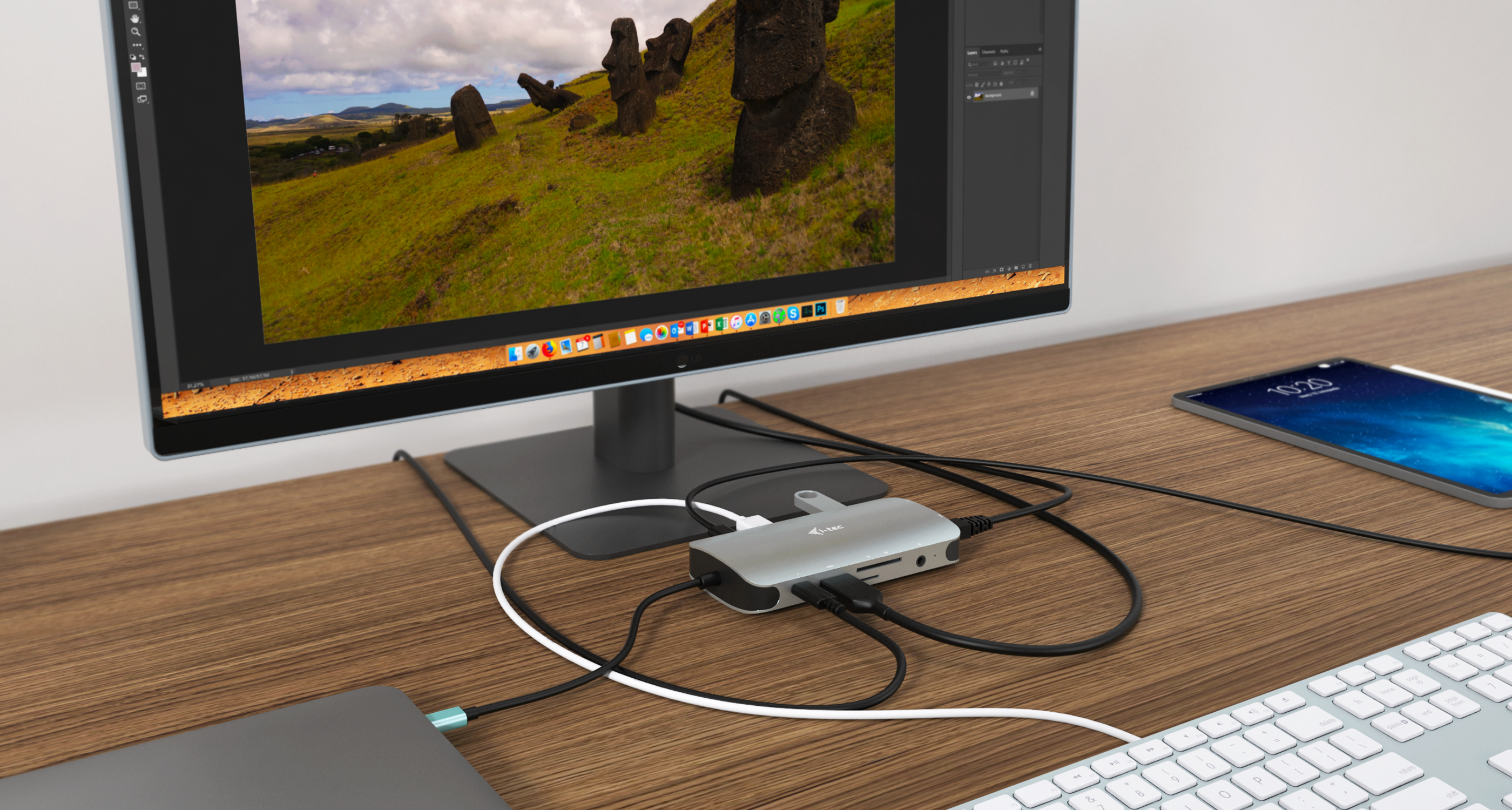 i-tec USB-C Metal Nano Dock HDMI/VGA with LAN + Power Delivery 100 W, Ansicht 3