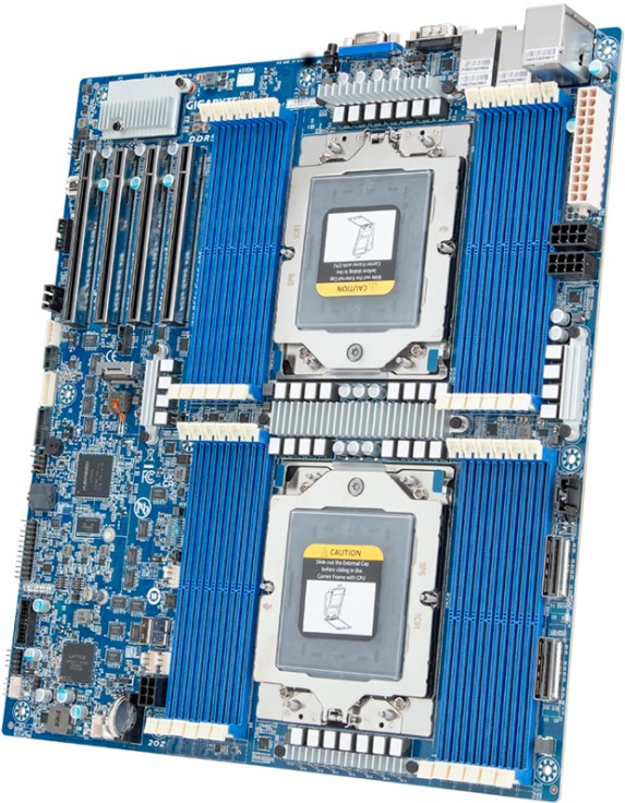 Gigabyte Mainboard MZ73-LM0 AMD EPYC E-ATX Sockel SP5 Single - Mainboard - E-ATX