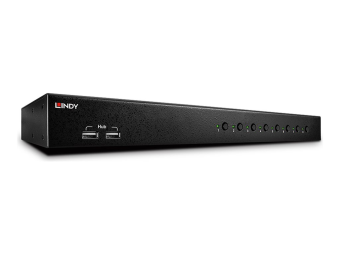 Lindy KVM Switch Pro USB 2.0 Audio DVI-I - KVM-Audio-USB-Switch