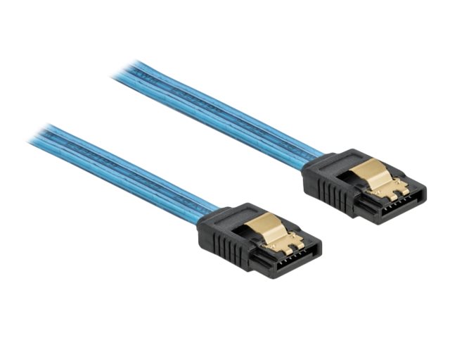 Delock SATA 6 Gbs Cable UV glow effect - SATA-Kabel