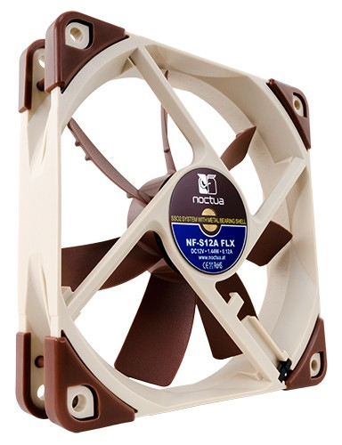 Noctua NF-S12A FLX - Gehäuselüfter - 120 mm, Ansicht 4