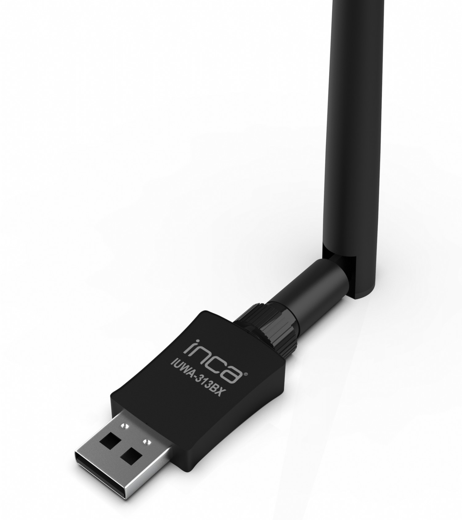 INCA IUWA-300X - 5 dBi - 2.4 - 2.4835 GHz - 5 dBi - Schwarz - USB - 1 Stück(e), Ansicht 2