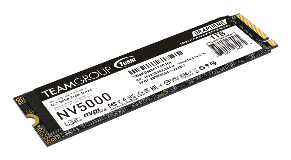 Team Group NV5000 - SSD - 1 TB - intern - M.2 2280 - PCIe 4.0 x4 (NVMe), Ansicht 2