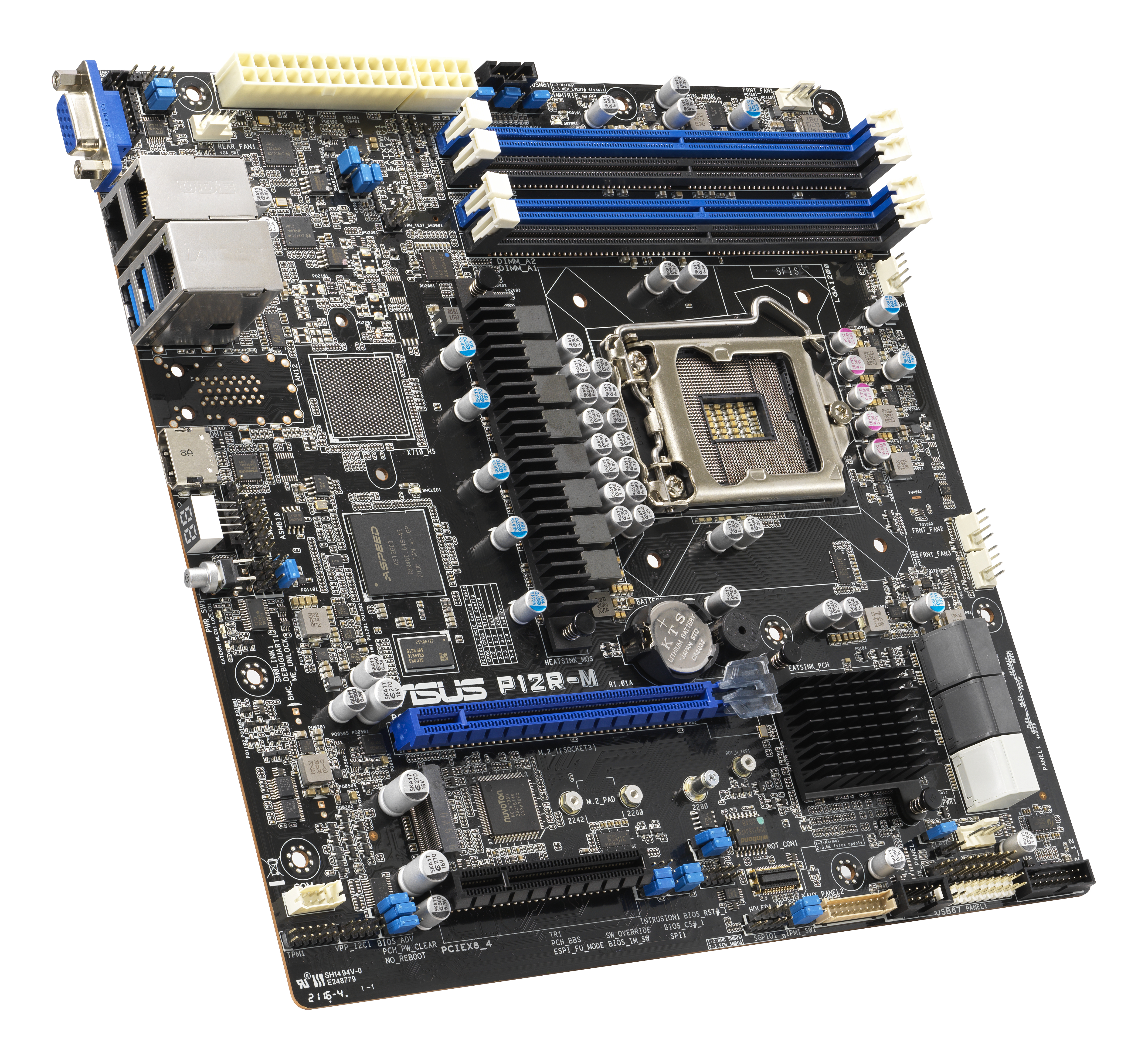 ASUS P12R-M - Motherboard - micro ATX - LGA1200-Sockel, Ansicht 2