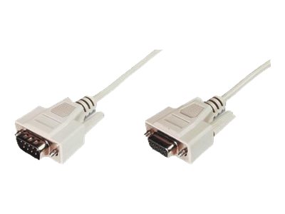 DIGITUS Datatransfer Verlängerungskabel D-Sub9St - D-Sub9Bu