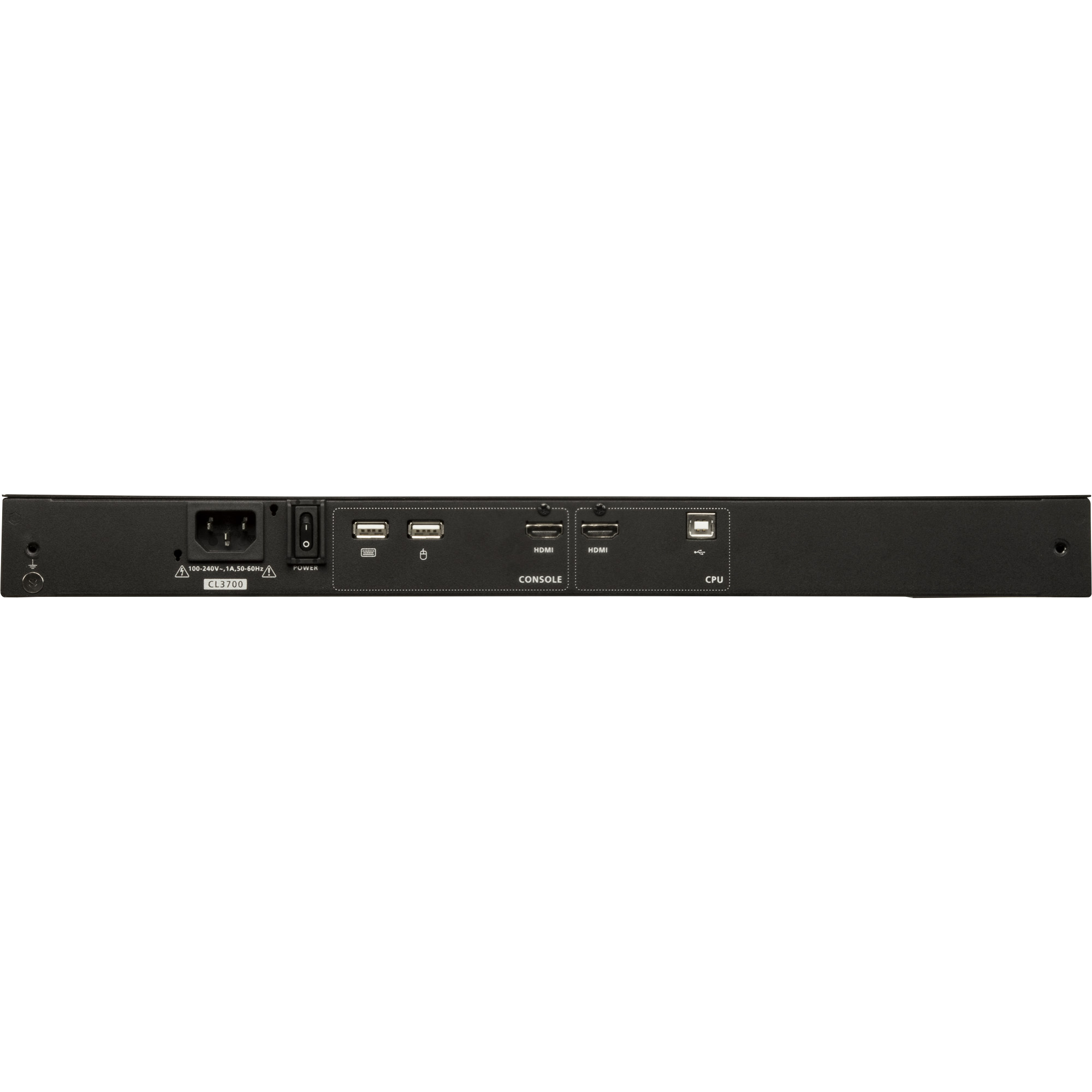 ATEN Single Rail WideScreen 18.5i Full HD Short Depth LCD Console with USB Peripheral - KVM-Umschalter, Ansicht 2