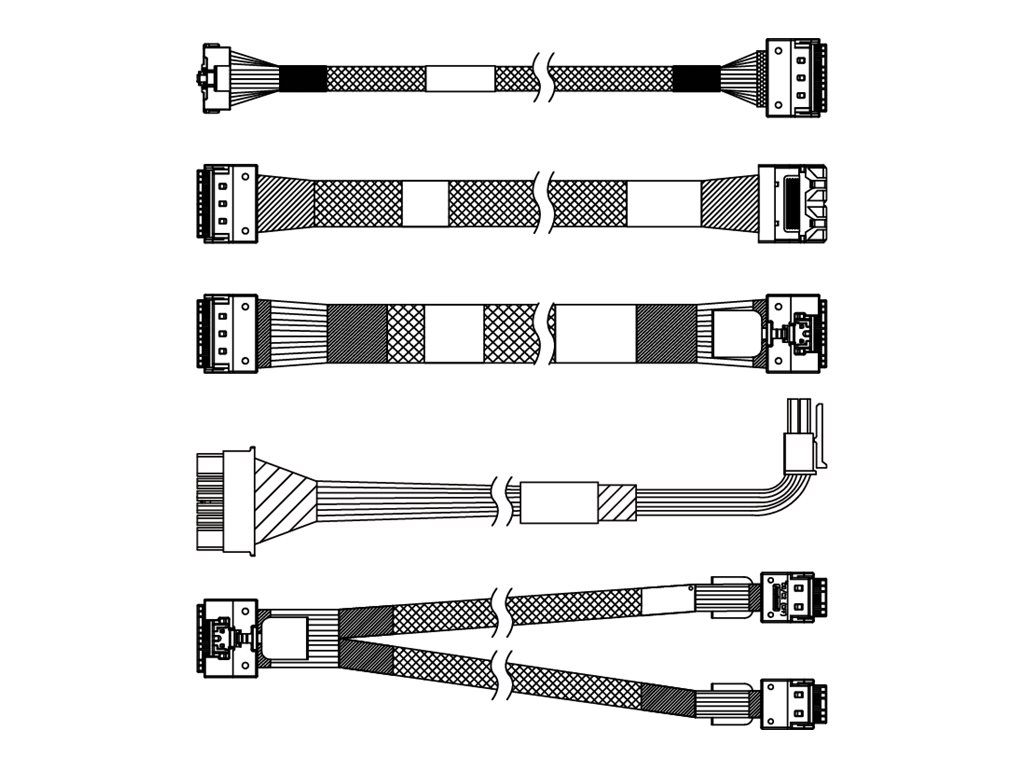 Lenovo Speicherkabelkit - für 25 Chassis