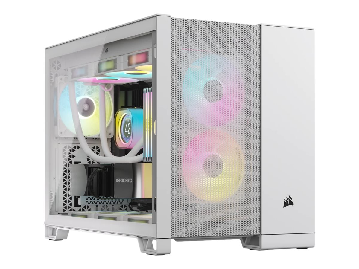 Corsair 2500D AIRFLOW - Mid tower - micro ATX - Seitenteil mit Fenster (gehärtetes Glas)