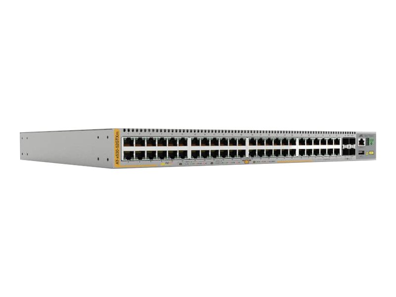 Allied Telesis AT x530-52GPXm - Switch - L3 - managed - 40 x 10/100/1000 (PoE+) + 8 x 100/1000/2.5G/5G (PoE+) + 4 x SFP+ - an Rack montierbar - PoE+ (740 W) - mit 5 Jahre Net Cover Support