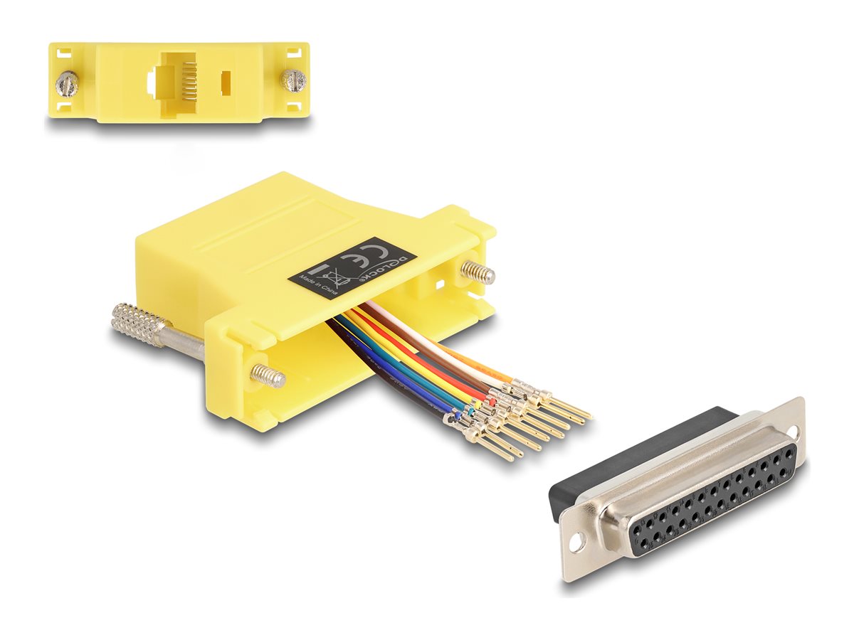 Delock Serieller Adapter - DB-25 (W) zu RJ-45 (W)