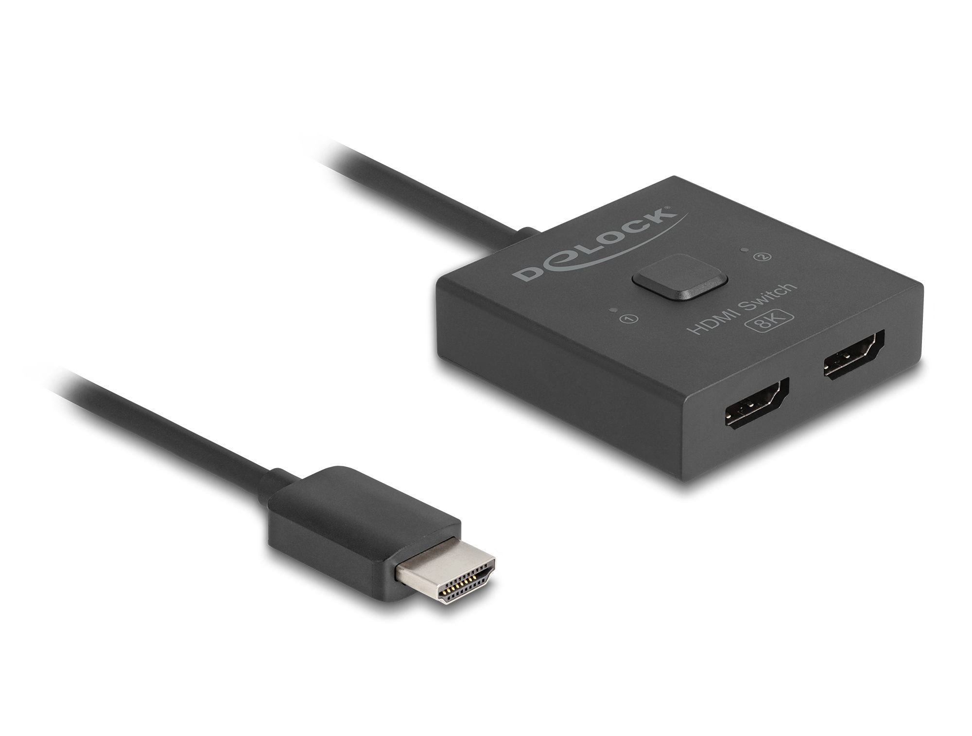 Delock Video/Audio-Schalter - 8K, bidirektional, Ansicht 2