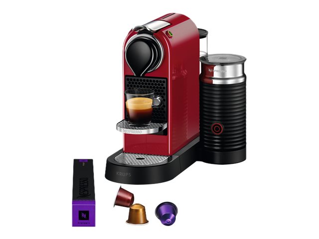 Krups Nespresso CitiZ & Milk XN761510 - Kaffeemaschine mit Milchaufschäumer