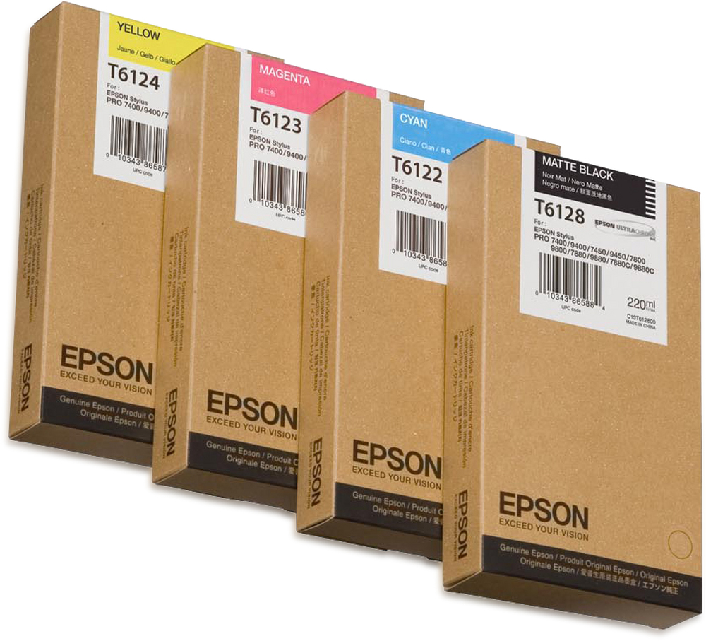 Epson T6128 - 220 ml - mattschwarz - original, Ansicht 2