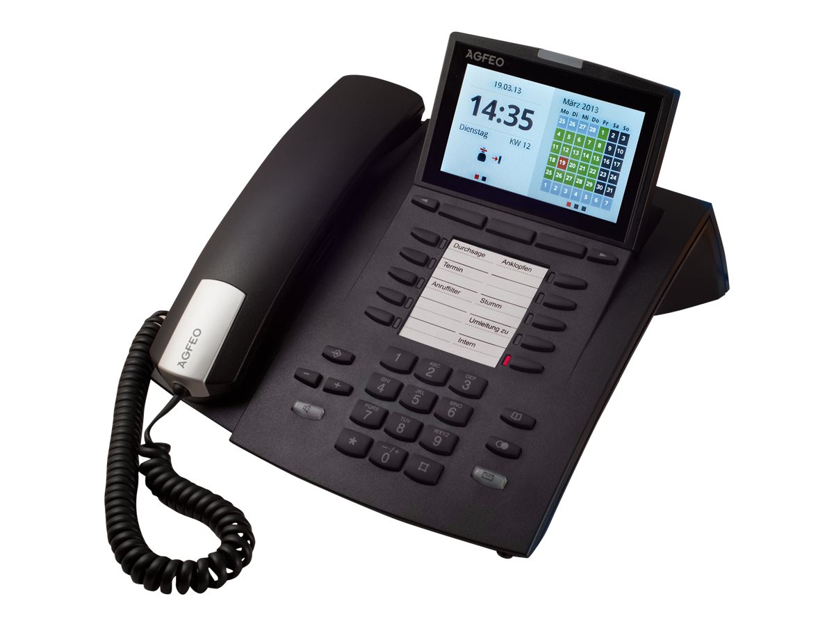 AGFEO ST 45IP - VoIP-Telefon - Schwarz