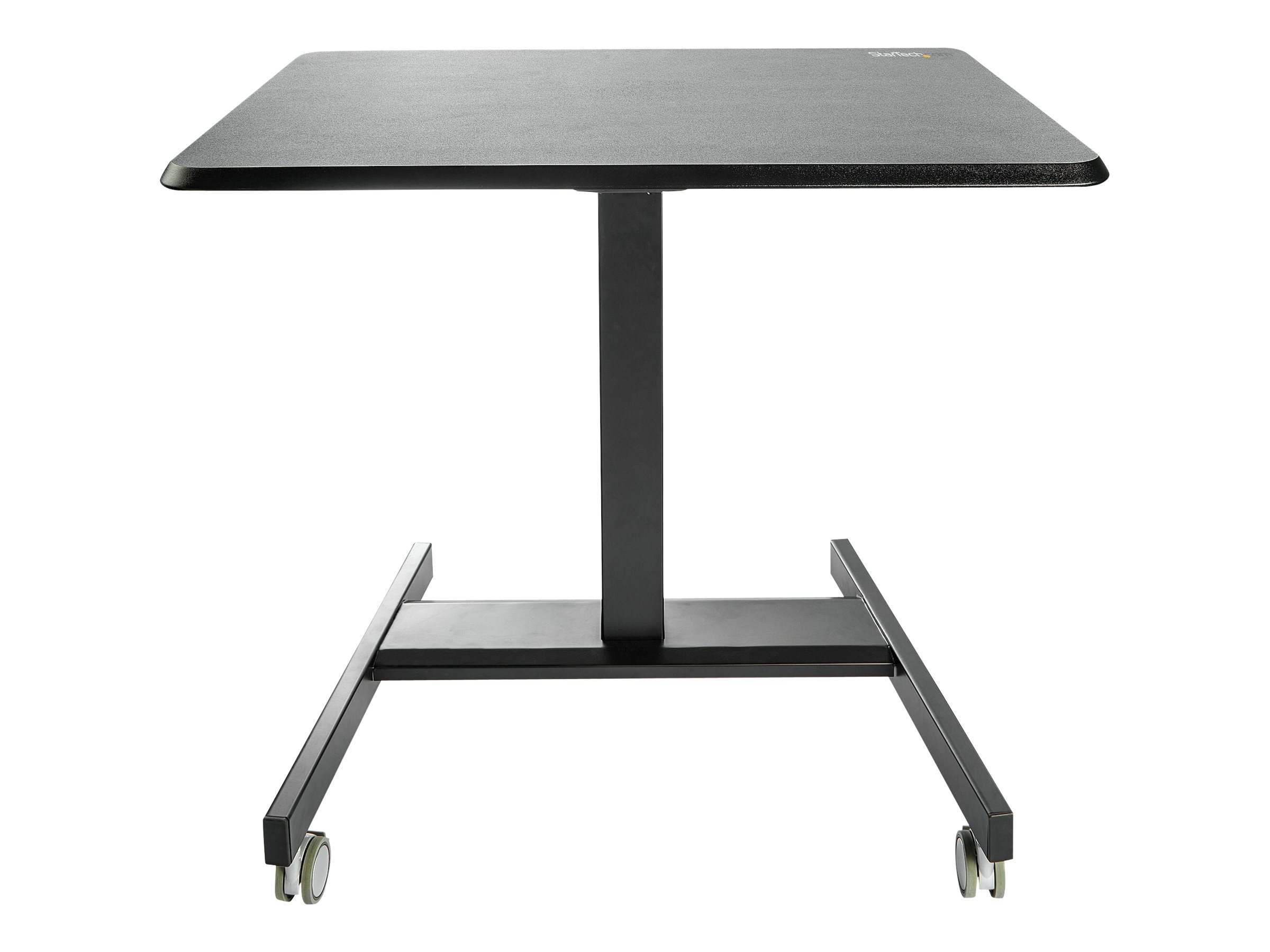 StarTech.com Höhenverstellbarer Schreibtisch - Sit Stand Workstation -Ergonomischer Stehpult mit Rollen, Ansicht 3