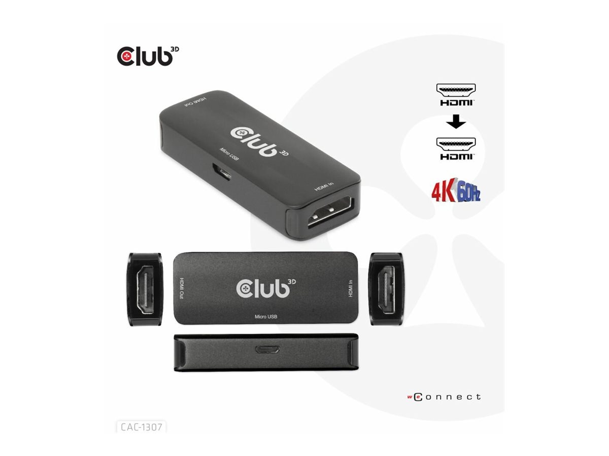 Club 3D Repeater - HDMI - 19 pin HDMI Type A (female), Ansicht 2